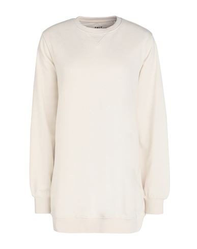 Only Woman Sweatshirt Cream Size S Cotton, Polyester | YOOX (US)