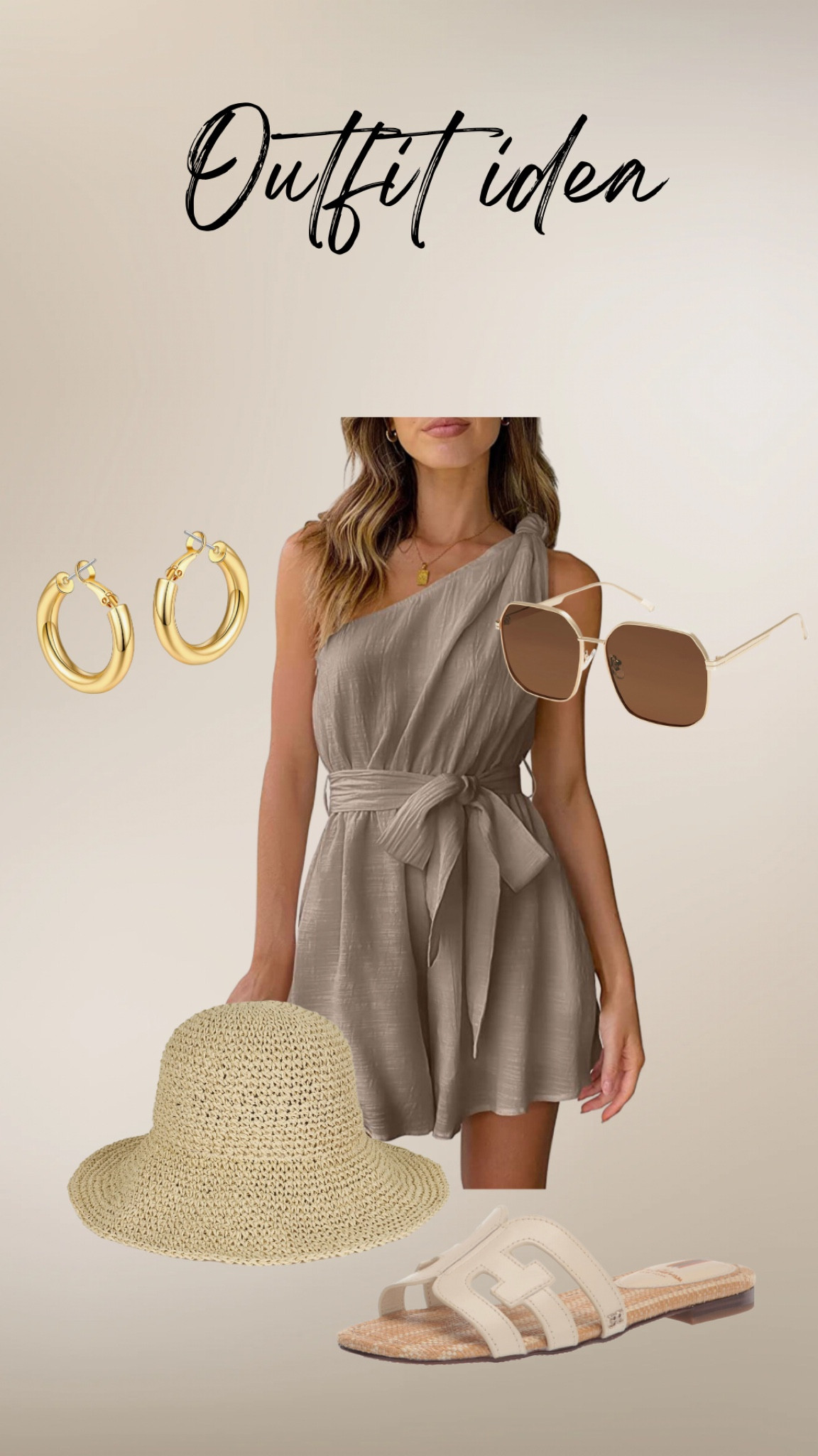 Neutral summer outfit inspo 

#LTKshoecrush #LTKstyletip #LTKSeasonal