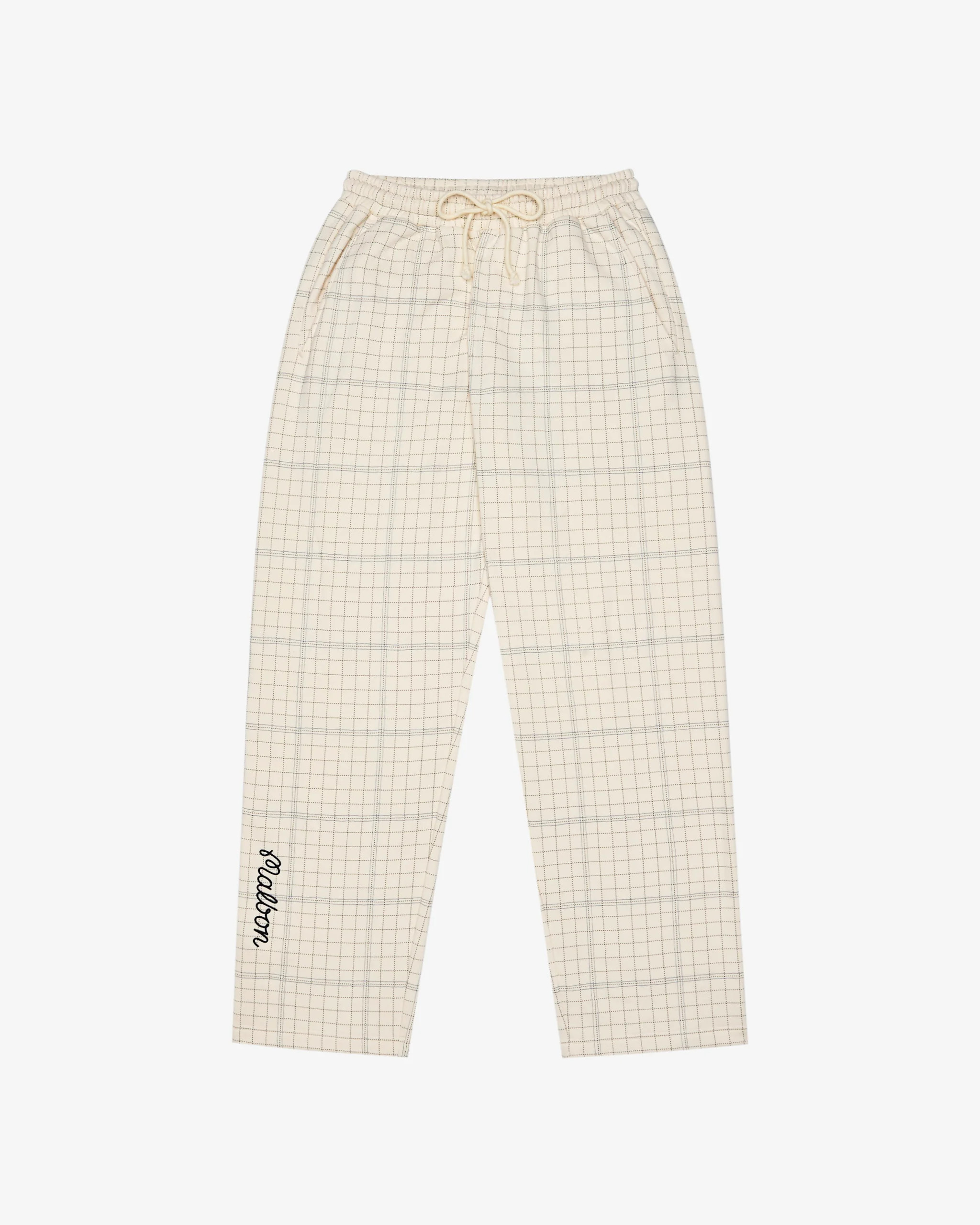 BON SCRIPT PLAID SWEATPANT | Malbon Golf
