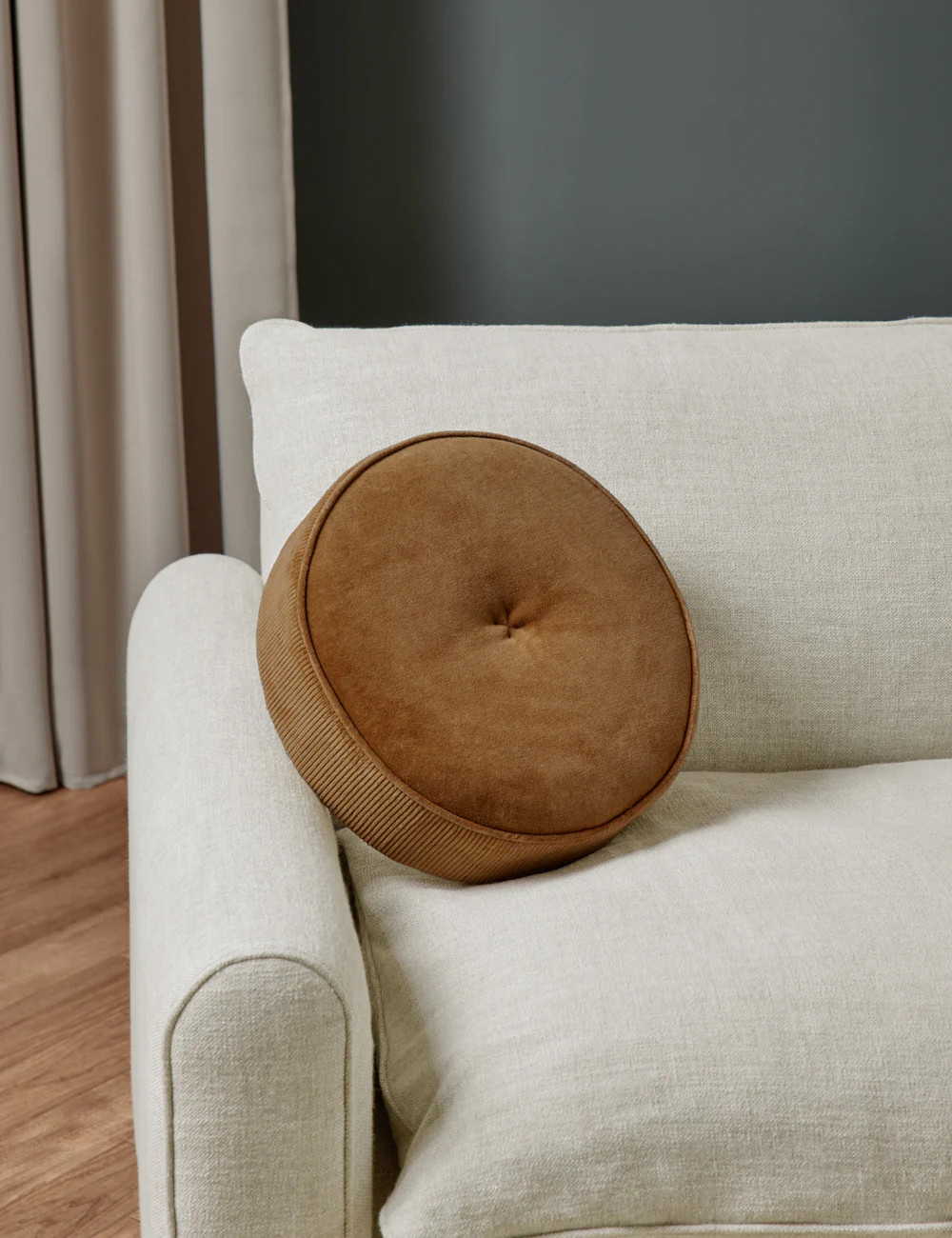 Velvet Disc Pillow | Lulu and Georgia 