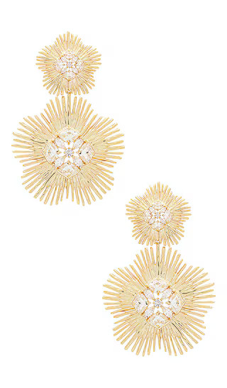 Dira Statement Earrings in Gold | Revolve Clothing (Global)