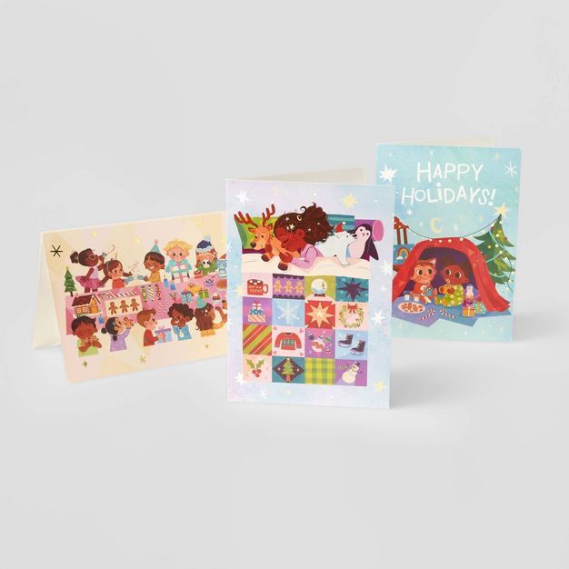 10ct Anoosha Syed Assorted Holiday Greeting Card - Wondershop™ | Target