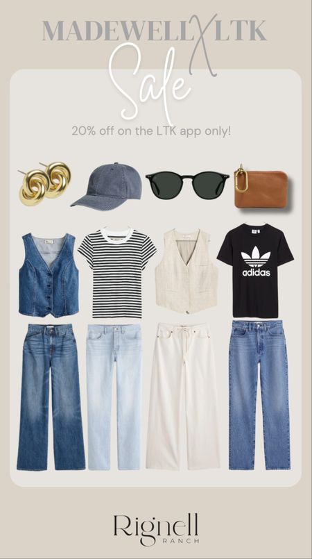 Madewell x LTK sale happening today til May 13th in the LTK #app only! Click on the link below, then click on the #promo #code which will bring you to the site where you will get the 20% off #discount! #jean, #tees, #Acessories, #shoes, #bags and #more!#madewellxltk #salealert #fashionnstyle #styled 

#LTKxMadewell #LTKStyleTip #LTKSaleAlert