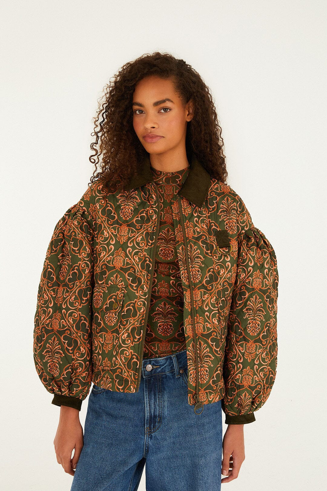 Luisa Quilted Jacket | FARM Rio | FarmRio (US)
