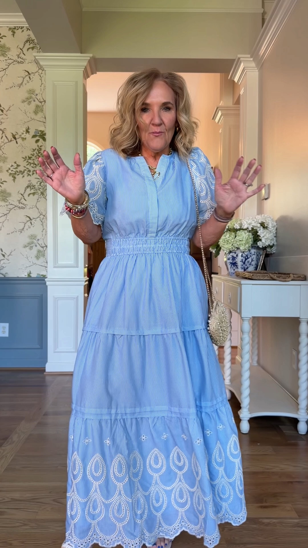 Dress on the Avara warehouse sale for $40! Avail in pink too. Wearing a medium. 

My sandals are on sale too. 
Summer dress beach dress vacation dress wedding guest dress summer wedding guest dress

#LTKSaleAlert #LTKOver40 #LTKWedding