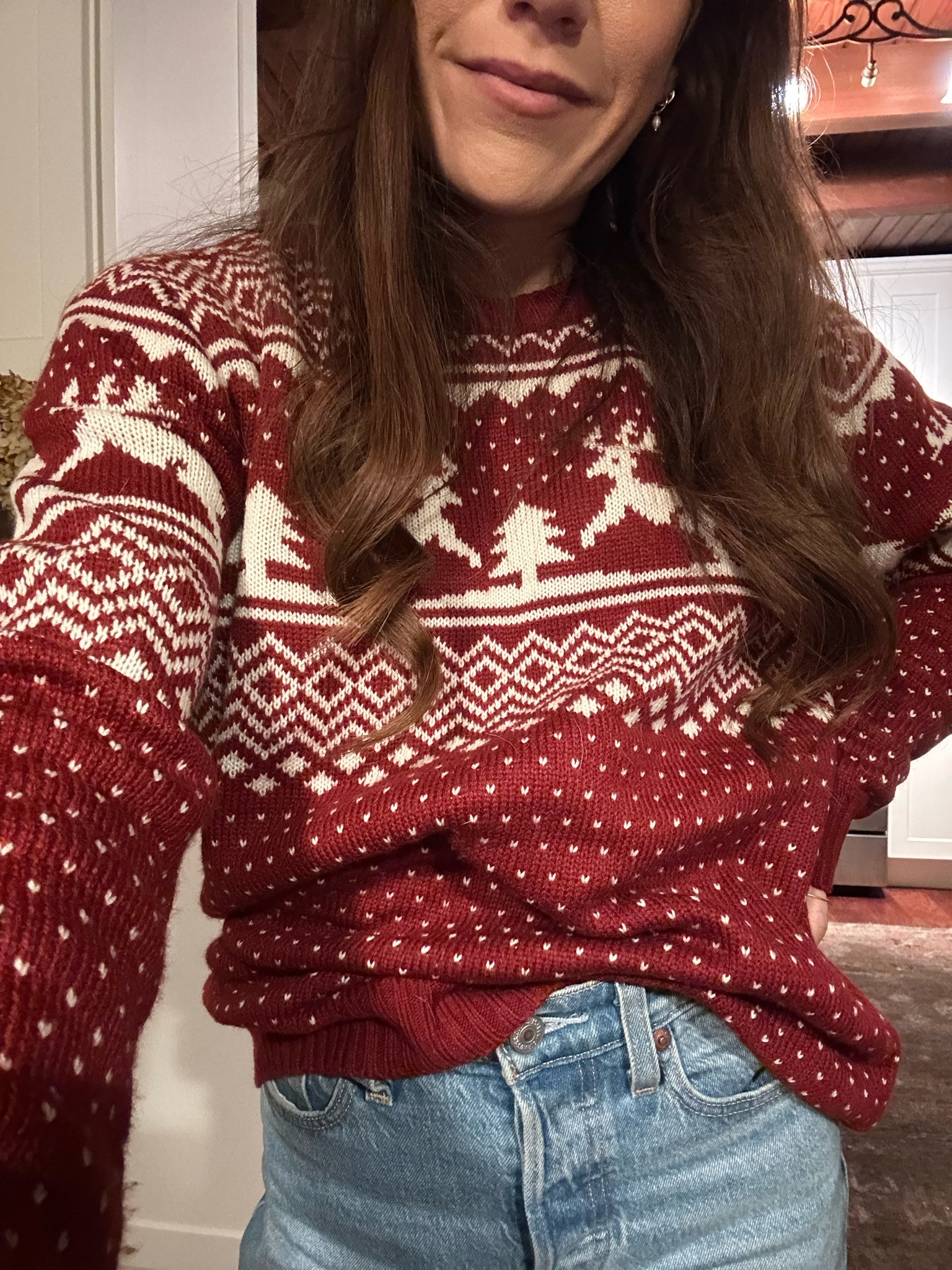 Ugly Christmas sweater party and it’s giving Abercrombie style and quality but it’s Amazon 🫢😳🌲🤌🏽 under $30 and arrives before Christmas! I got a Large, they fit really small  

#LTKHoliday #LTKSeasonal #LTKFindsUnder50