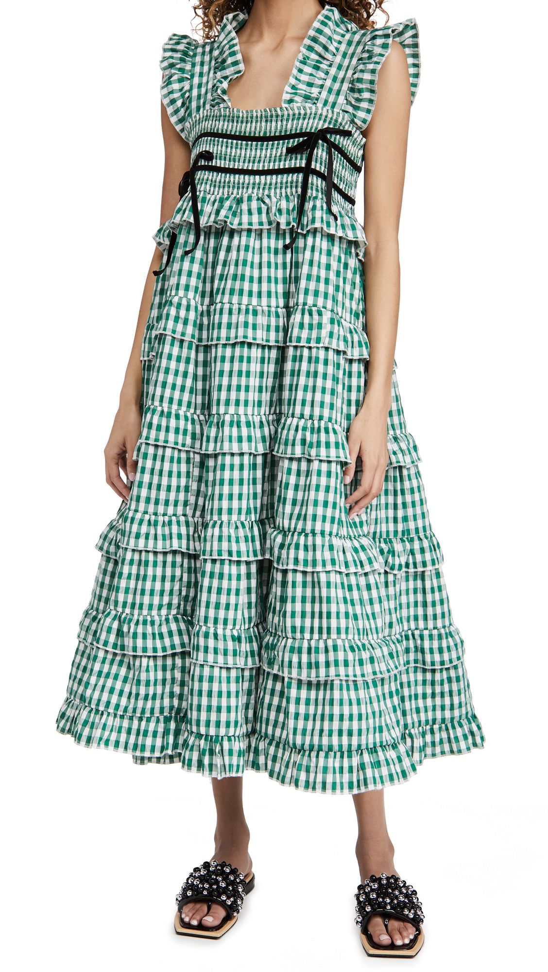 Sister Jane Roller Gingham Midi Dress | Shopbop