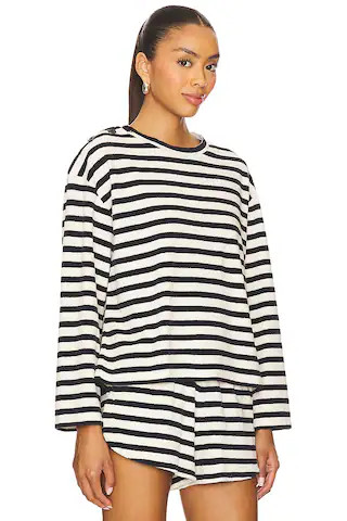 x Suzie Kondi Foley Top in Marine | Revolve Clothing (Global)