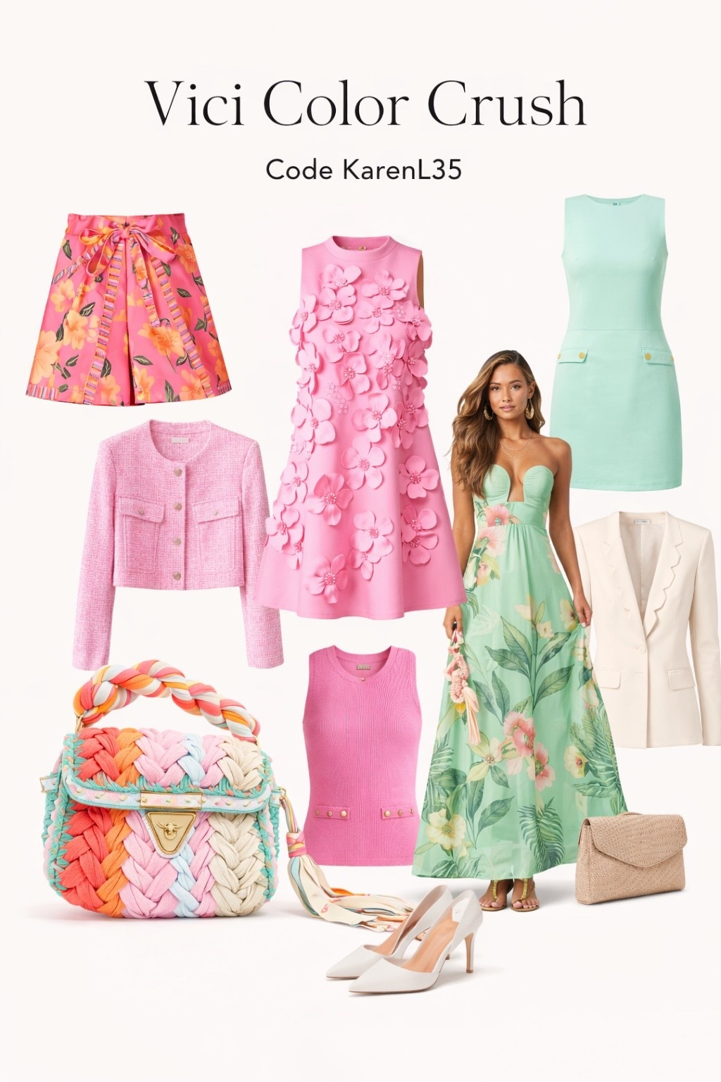 Spring said MORE COLOR… so I did 💕🌿🌸

From the mint maxi to the 3D florals — this edit is pure joy.
Use code KARENL35 for 35% OFF and thank me later 😘

Tell me… are you team pink or team mint?

#LTKBeauty #LTKgrwm #LTKSeasonal