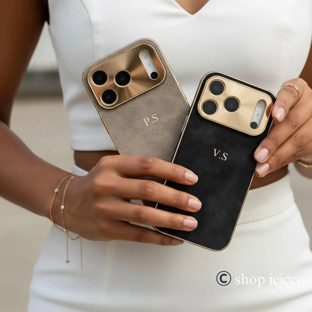 Suede Phone Case for iPhone 17 Pro 16 15 14 Pro Max, Personalized Phone Cases with Initial, Embos... | Etsy (US)