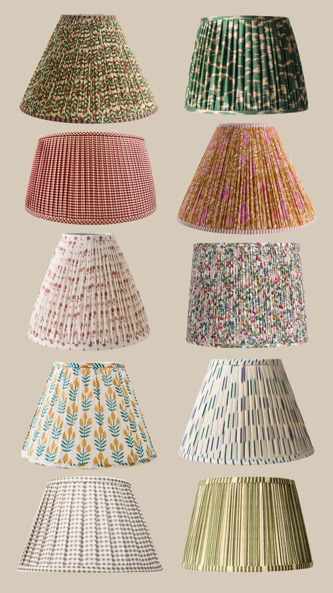 I’ve added a blog post with a step-by-step guide on how to make a pleated lampshade. But in case you’re not in the mood for a DIY, here are a few beautiful options.  

#LTKHome