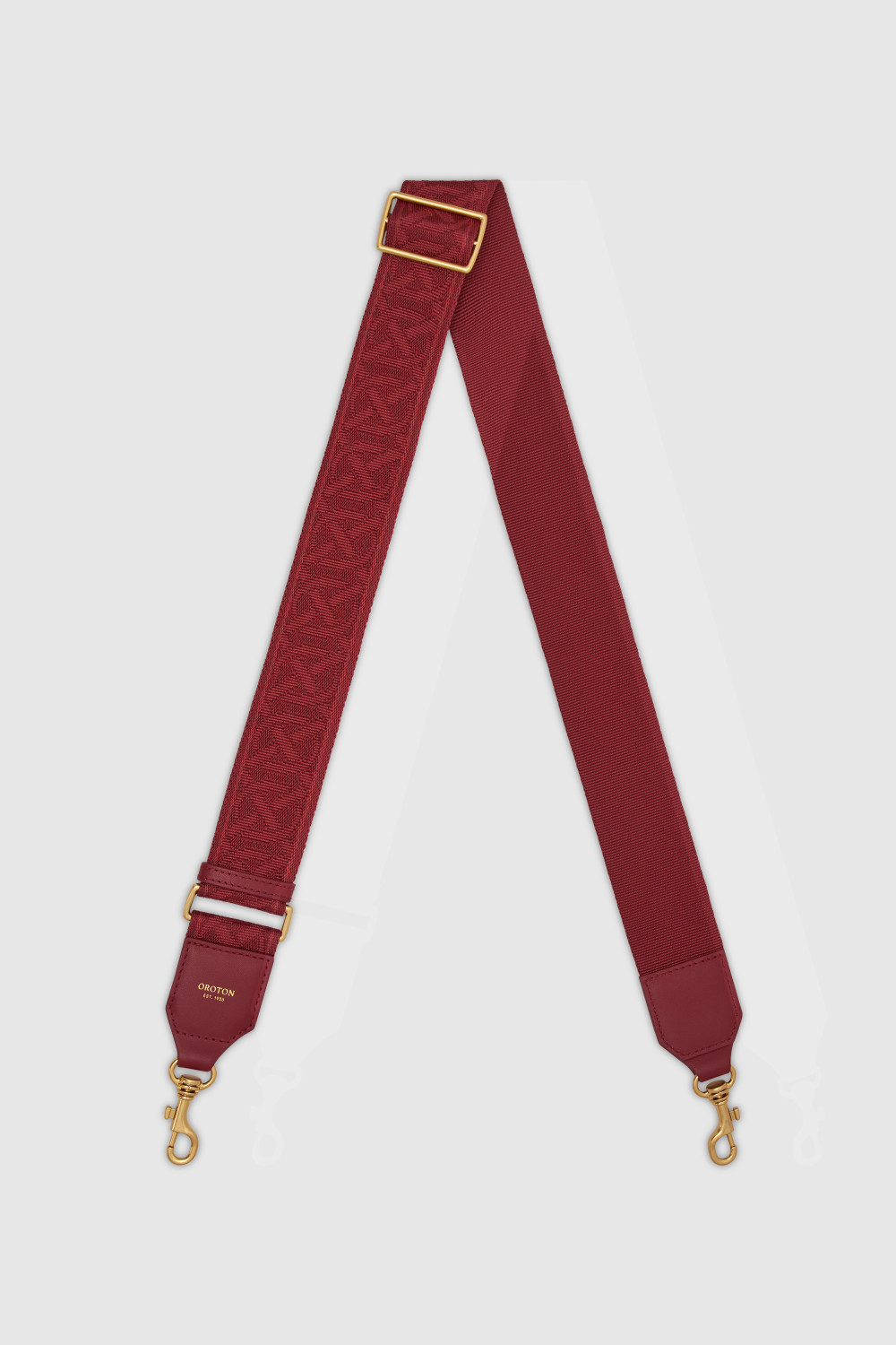 LOGO BAG STRAP Cherry | Oroton