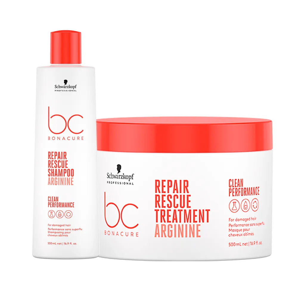 Kit Capilar Schwarzkopf Professional BC Bonacure Repair Rescue - Shampoo 500 ml + Máscara de Rec... | Amobeleza (BR)