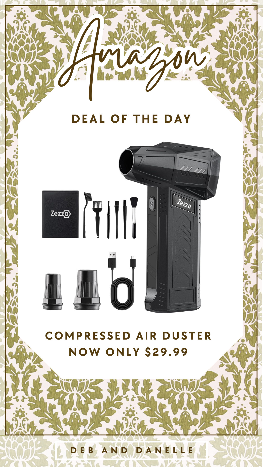 Today's @Amazon deal of the day is on our rechargeable compressed air duster. This is almost half the price of when I originally purchased it. This is an amazing device and is great for gifting.  

 #LTKValentine #LTKHome #LTKSaleAlert