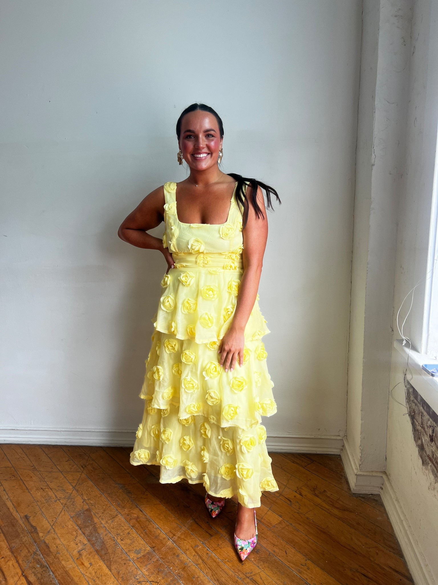 Linked my dress and shoes from a recent wedding!💛 

Wearing a size Large in the dress!  

#LTKStyleTip #LTKMidsize #LTKWedding