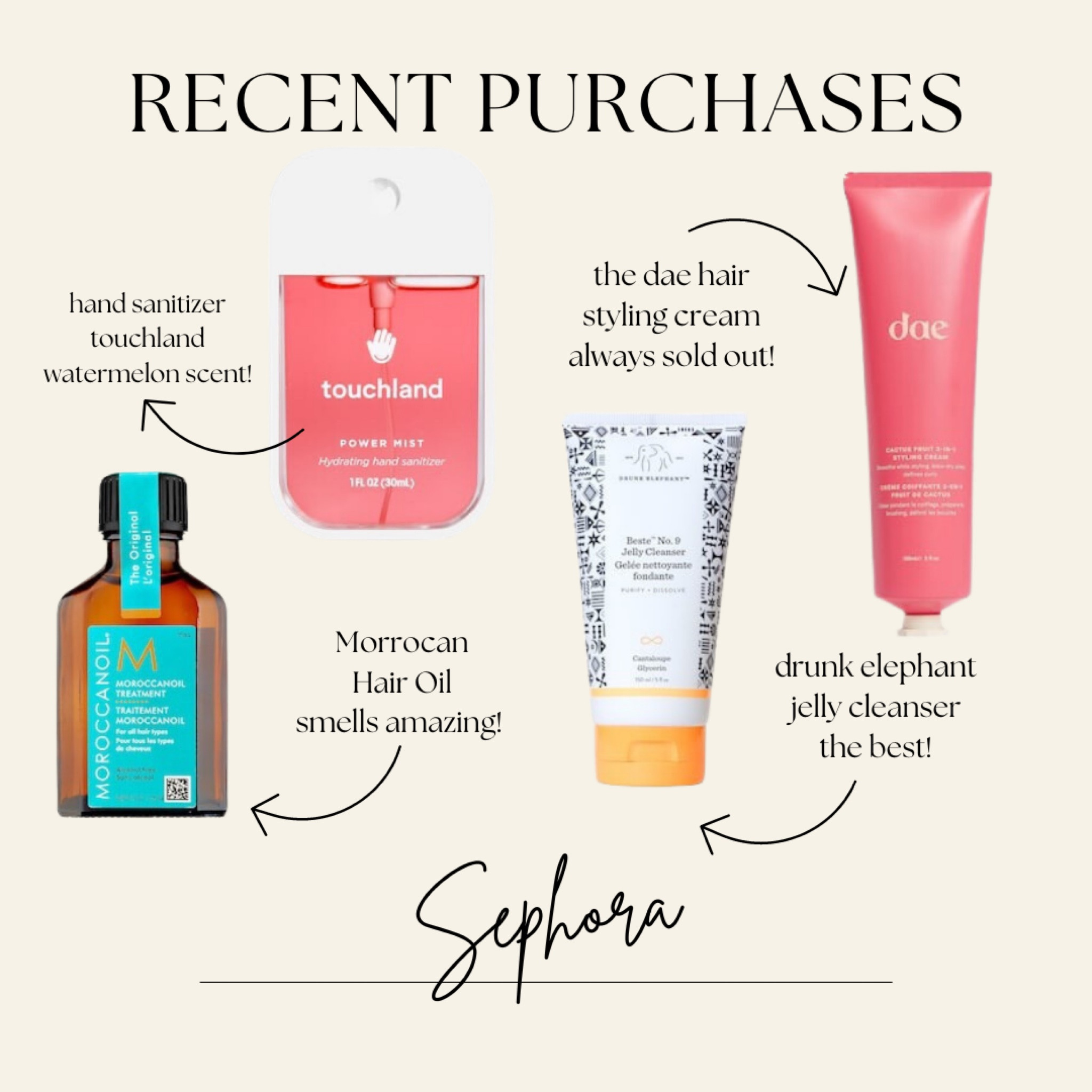 recent purchases from sephora! 

#LTKbeauty #LTKFind