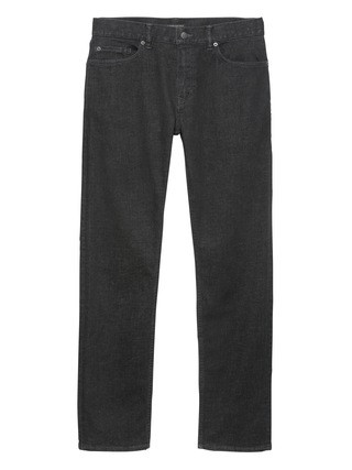 Straight Rapid Movement Denim Black Jean | Banana Republic (US)