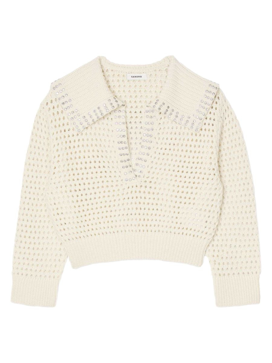 Sailor-Neck Wool Jumper | Saks Fifth Avenue