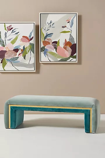 Velvet Ida Bench | Anthropologie (US)
