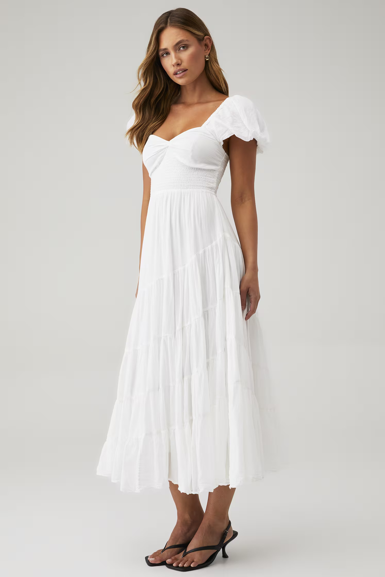 SHORT SLEEVE SUNDRENCHED MAXI | FashionPass