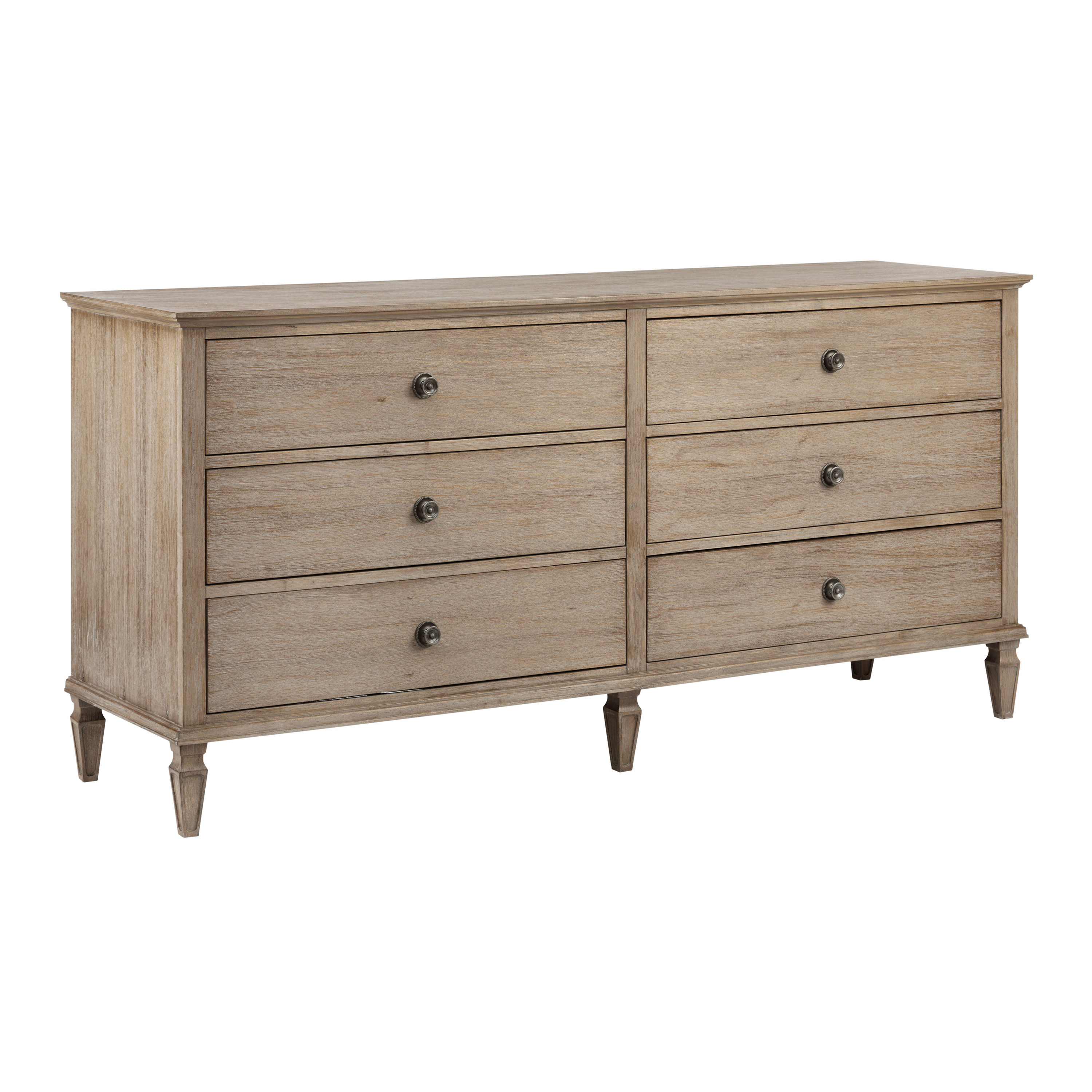 Douro Wood 6 Drawer Dresser | World Market