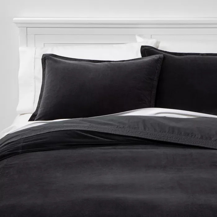 Solid Velvet Duvet Cover & Sham Set - Threshold™ | Target