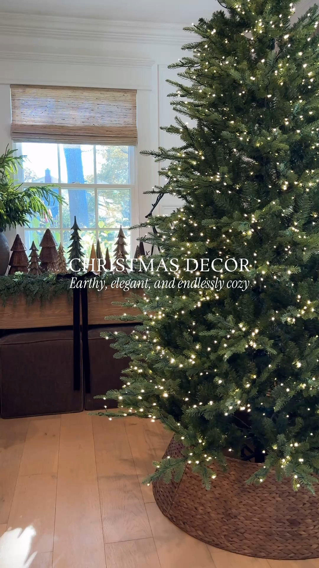 Earthy, elegant, and endlessly cozy — a Christmas inspired by nature’s palette. 🤎 Holiday decorating is in the works. More to come soon!
#dpiahome #christmasdecor #holidaydecor #organicmodern #earthy 


#LTKSeasonal #LTKHome #LTKHoliday