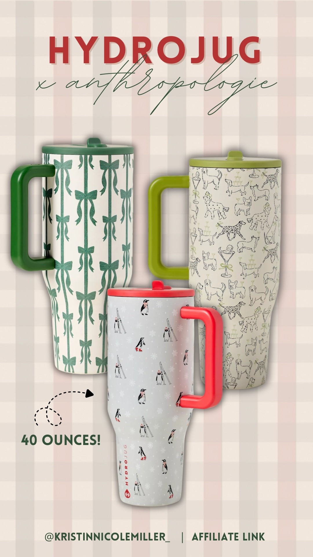 How adorable are these Hydro jugs Anthropologie!! Run before these sell out 🏃‍♀️ 

Seasonal gift idea ideas under $50 tumbler stainless steel straw cup unique

#LTKHoliday #LTKFindsUnder50 #LTKGiftGuide