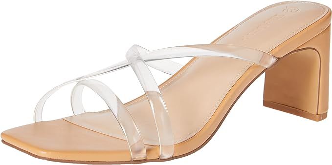 The Drop Women's Amelie Strappy Square-Toe Heeled Sandal | Amazon (US)