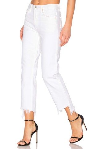 Helena High-Rise Straight Crop Jean | Revolve Clothing
