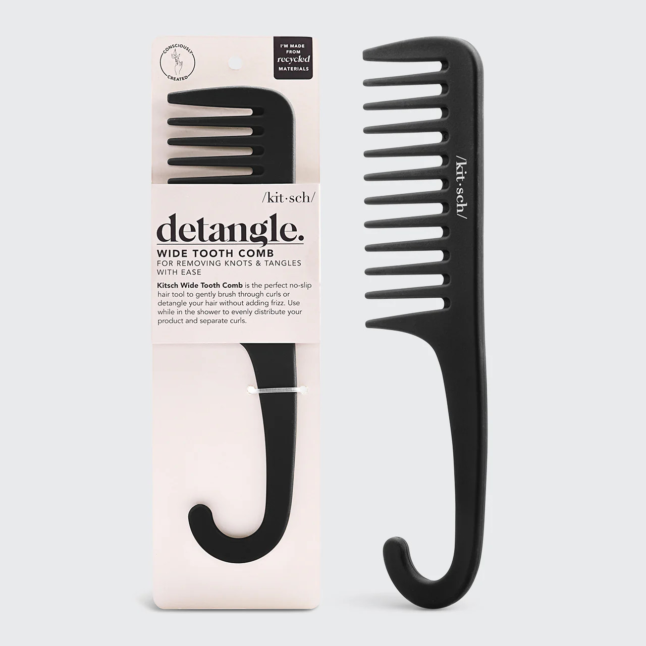 Consciously Created Wide Tooth Comb | Kitsch
