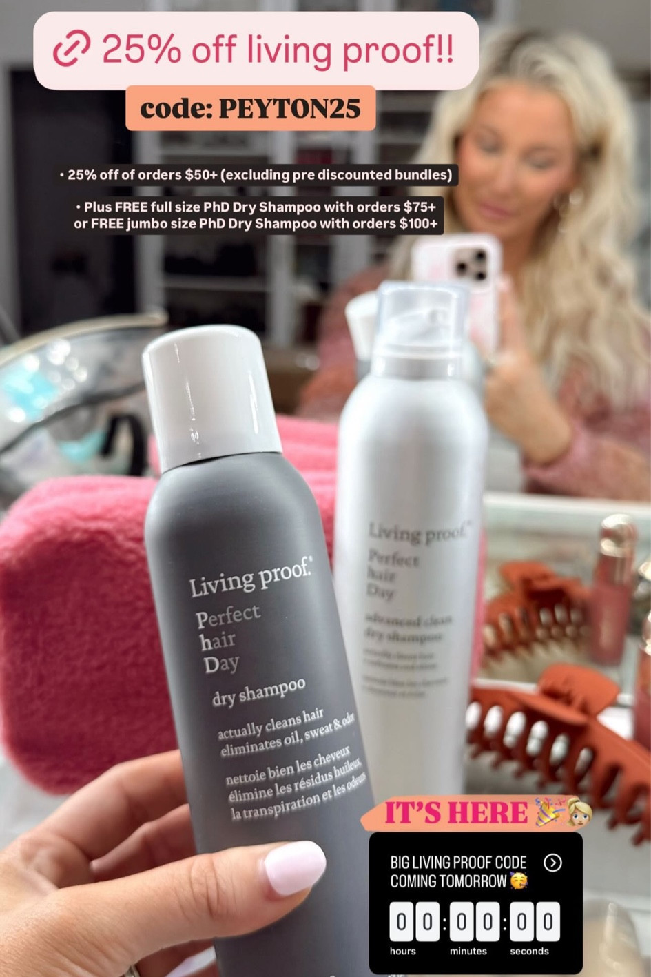 Best dry shampoo hair products stocking stuffer Black Friday sale sales cyber week beauty gift guide gift ideas for her under 50 

#LTKFindsUnder50 #LTKCyberWeek #LTKGiftGuide