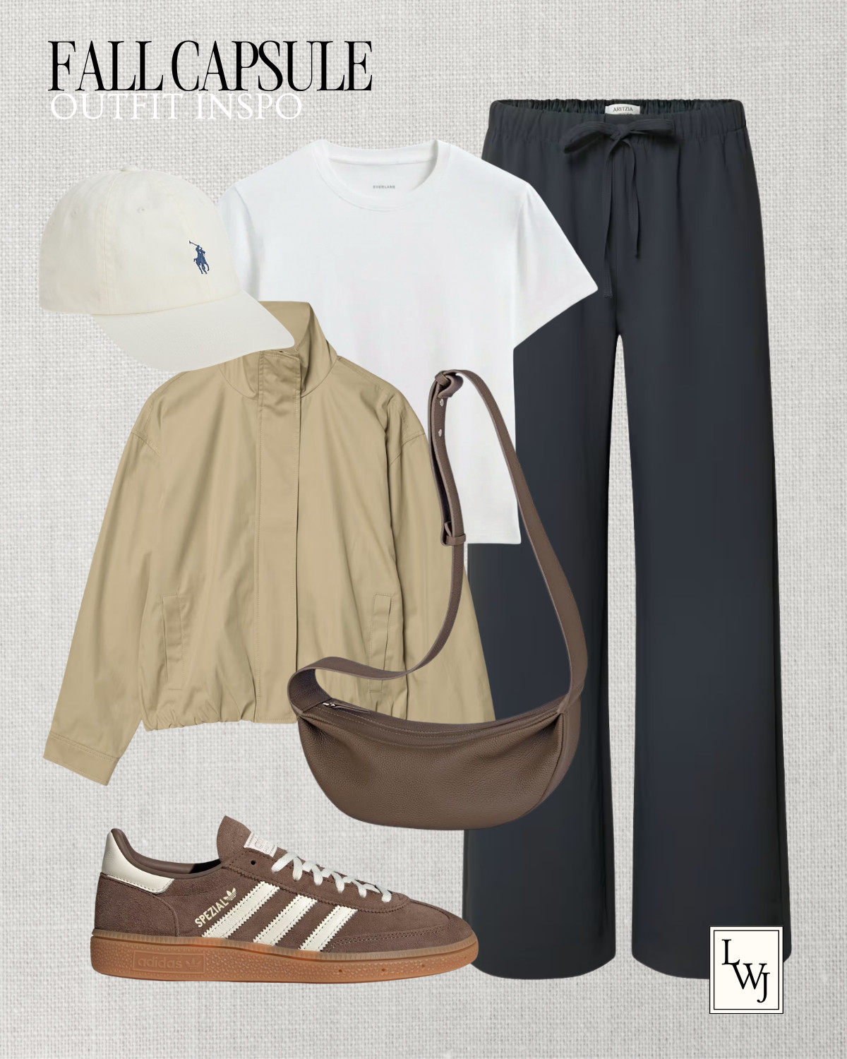 fall capsule wardrobe -- simple & polished outfit inspo fall style / fall outfits / aritzia / banana republic / jcrew / mango / varley / quince / wide leg jeans / straight leg jeans / ankle jeans / ballet flats / suede loafers / kitten heel booties / everyday leather boots / waterproof boots / matching sets / sherpa jacket / fleece jacket / adidas spezial sneakers / clog mules / bucket tote / suede tote / tory burch romy

#LTKootd #LTKSeasonal