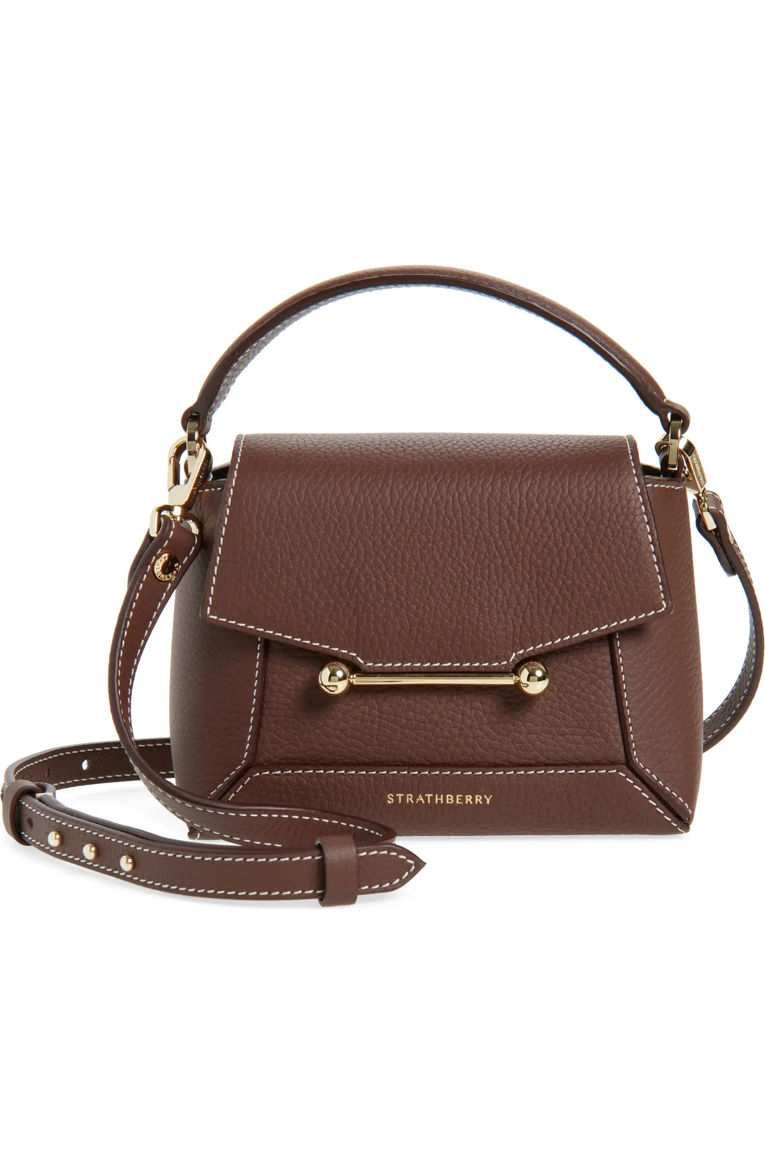 Strathberry Mini Mosaic Leather Top Handle Bag | Nordstrom | Nordstrom