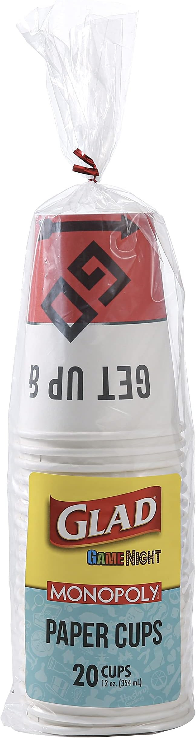 Glad Game Night Monopoly Disposable Paper Cups | Family Game Night Monopoly Paper Cups, Classic B... | Amazon (US)