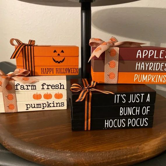 Tiered Tray Decor Fall Tiered Tray Decor Halloween Tiered | Etsy | Etsy (US)