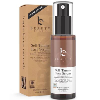 Beauty by Earth Self Tanner Face Serum - Fair to Medium | Target
