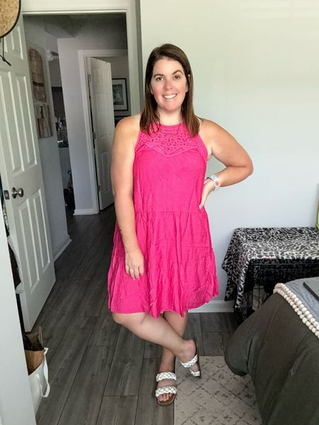 The cutest dress for Spring and Summer, but you can also style this dress as a transition into fall!! The dress is from Amazon, it does come in a lot of color options, runs TTS and it is $37.99! There is a 20% off coupon you can apply to this purchase! 

#LTKFindsUnder50 #LTKMidsize #LTKStyleTip