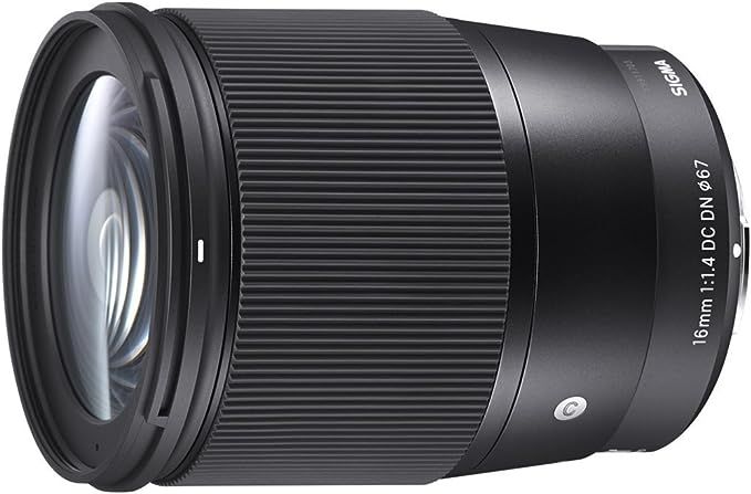 Sigma 16mm f/1.4 DC DN Contemporary Lens for Sony E (402965) Black | Amazon (US)