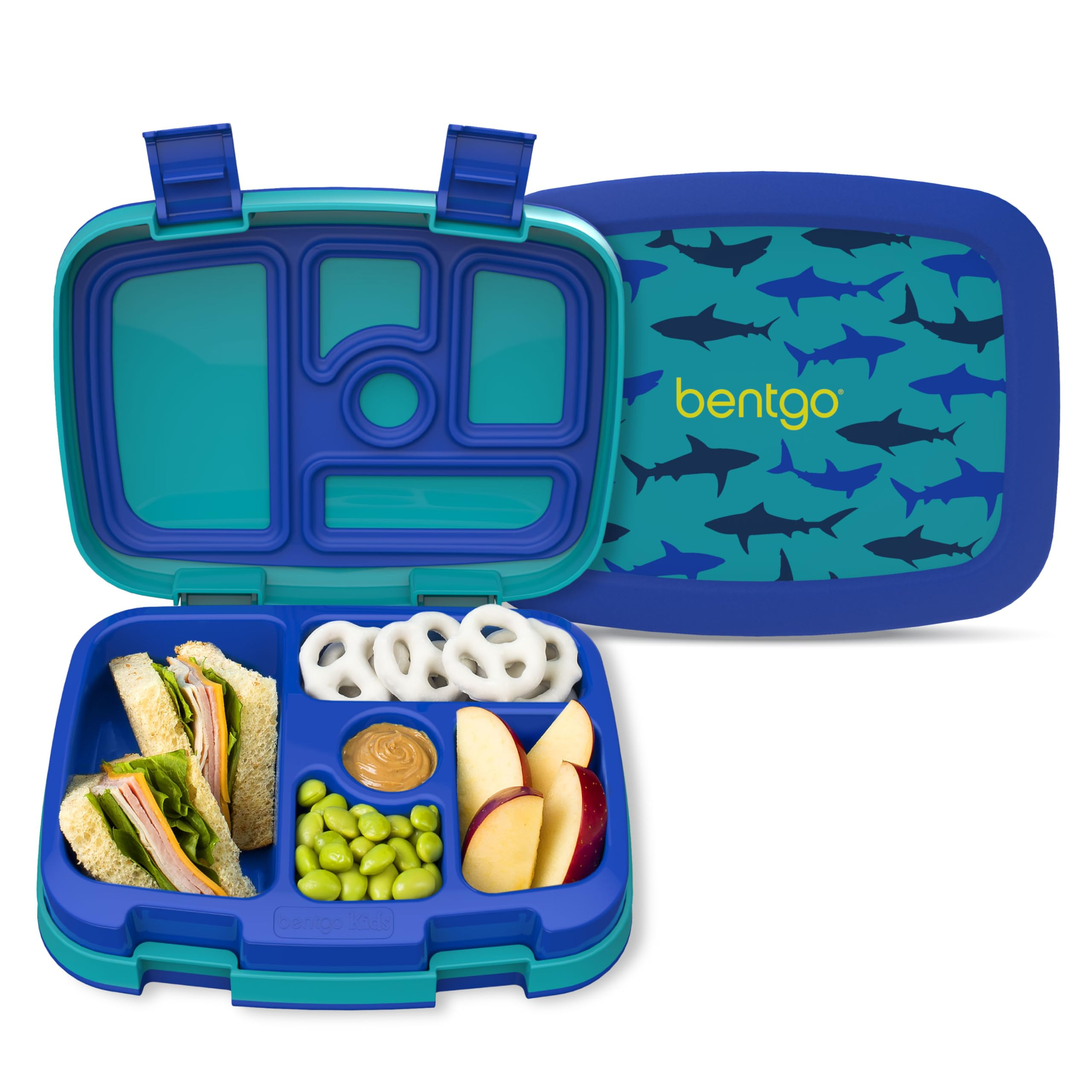 Bentgo Kids Prints Leak-Proof, 5-Compartment Bento-Style Kids Lunch Box - Ideal Portion Sizes for... | Amazon (US)