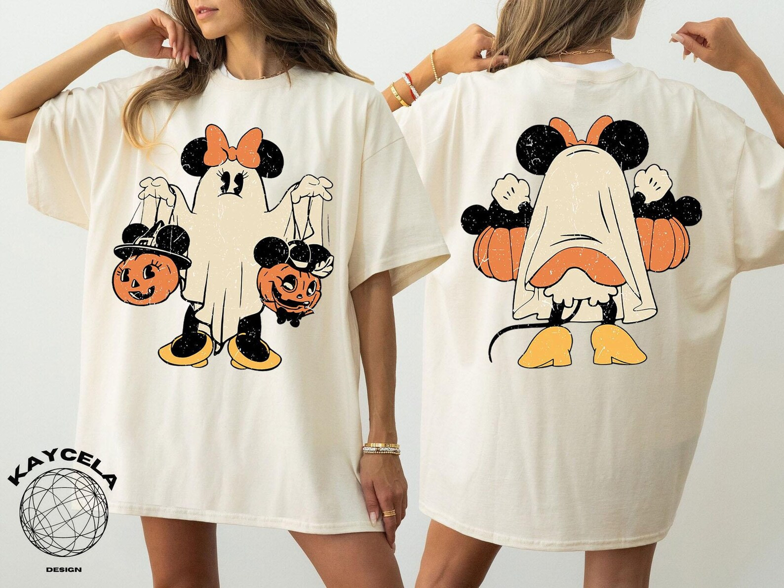 Retro Minnie Pumpkin Halloween Shirts, Minnie Ghost Shirt, Spooky Season Shirt, Minnie Halloween ... | Etsy (US)