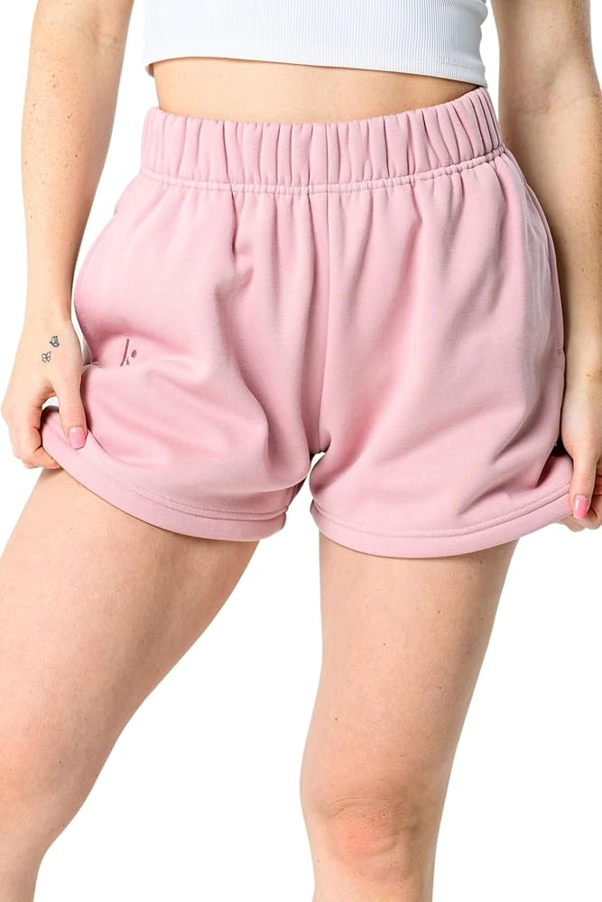 Kamo Fitness CozyTec Sweat Shorts Women High Waisted Lounge Comfy Casual Cotton Shorts with Pocke... | Amazon (US)