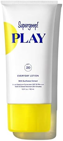 Supergoop! PLAY Everyday Lotion, 5.5 oz - SPF 50 PA++++ Reef-Friendly, Broad Spectrum, Body & Fac... | Amazon (US)