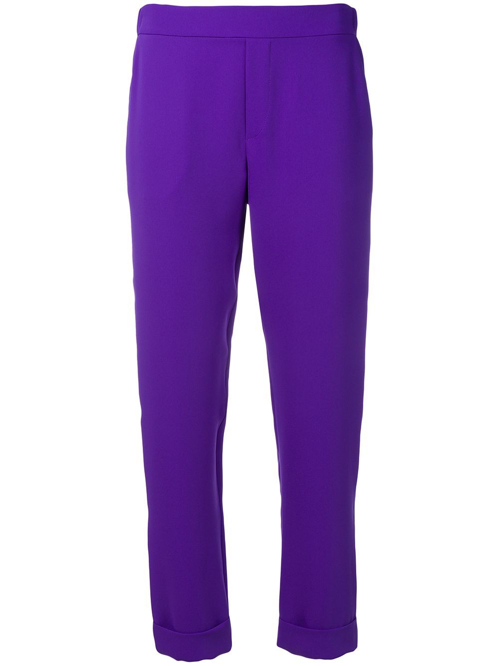P.A.R.O.S.H. slim-fit cropped trousers - Purple | FarFetch Global