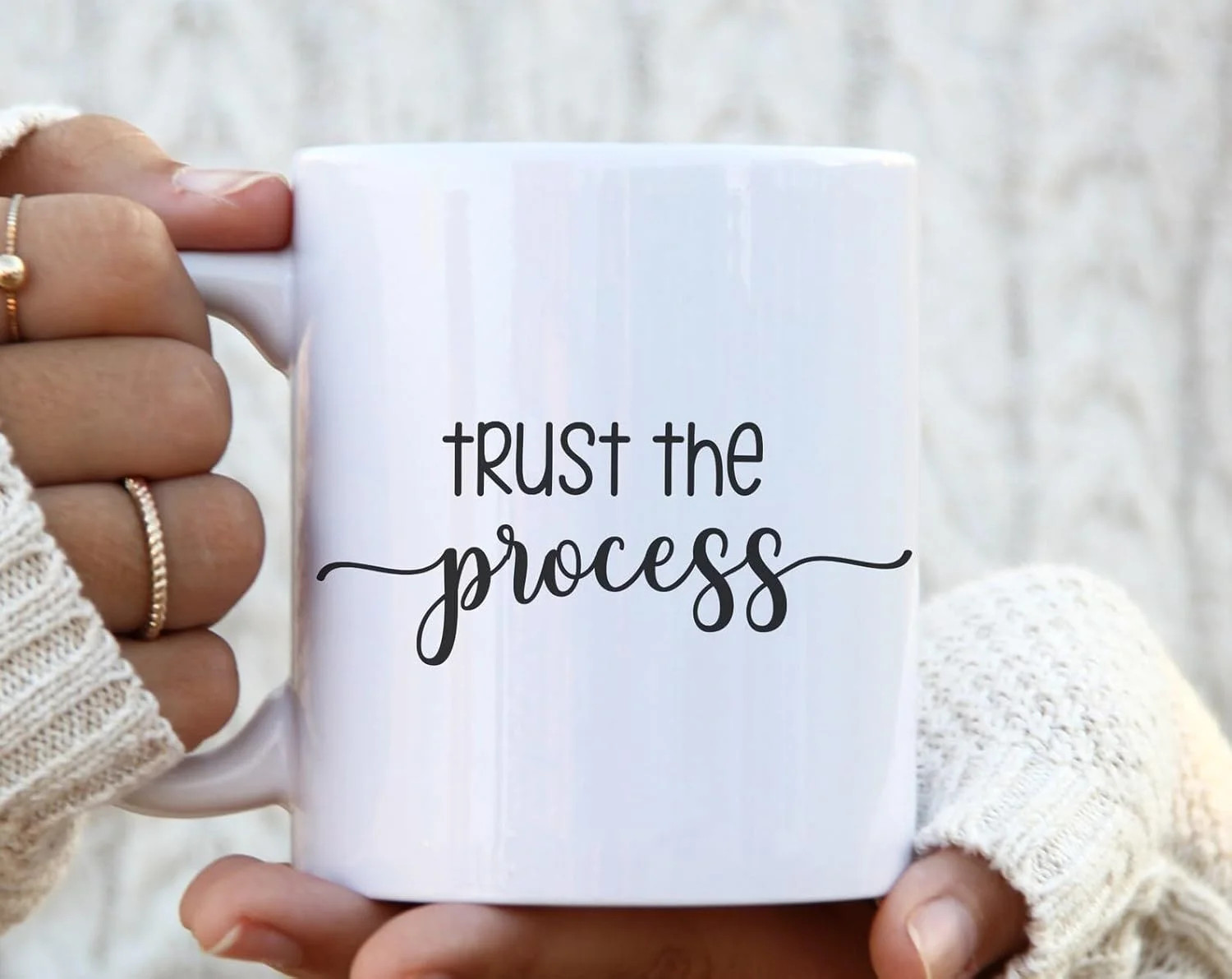 Trust The Process Coffee Mug Inspirational Gift | Walmart (US)