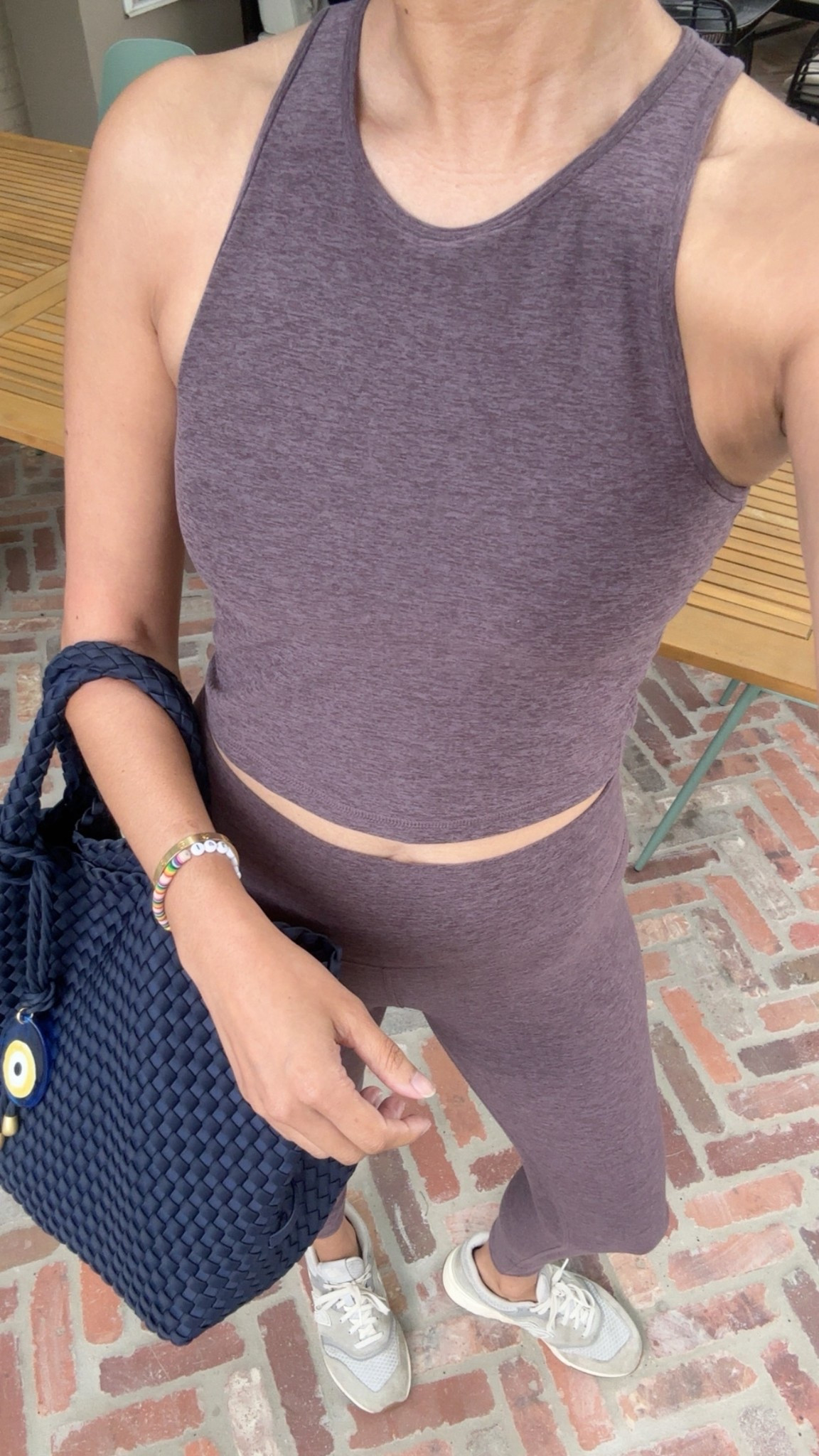 The softest set! XS top & bottom, runs stretchy! 

#LTKmomlife #LTKOver40 #LTKActive