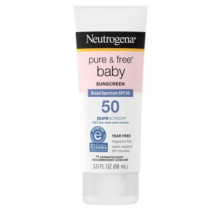 Neutrogena Pure & Free Baby Mineral Sunscreen with SPF 50 3 fl. oz | Walmart (US)