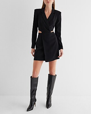 Cutout Mini Blazer Dress | Express