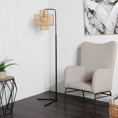 Target/Home/Home Decor/Lamps & Lighting/Floor Lamps‎70" Cyndi Hangover Silverwood Floor Lamp (I... | Target