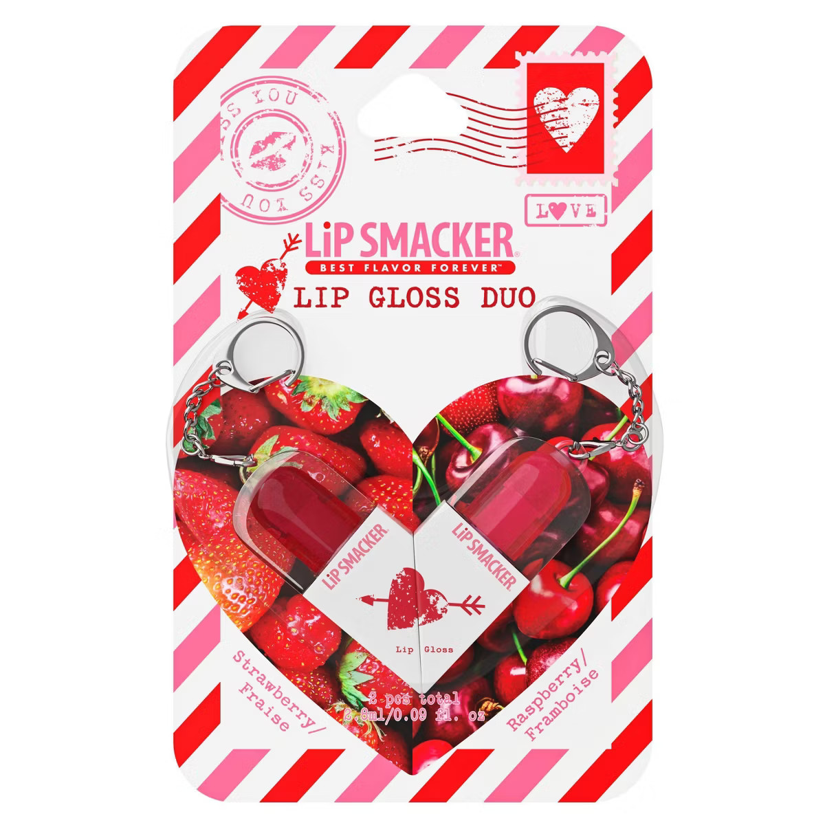 Lip Smackers Lip Gloss Duo - Cherry & Strawberry - 0.09 fl oz/2pc | Target